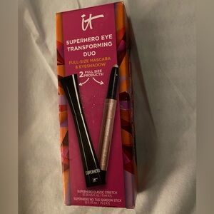 IT Cosmetics Superhero Eye Transforming Duo FULL SIZE Mascara & Eyeshadow Set!